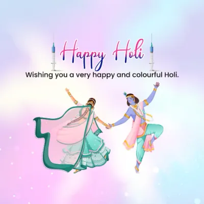 HOLI FESTIVAL POSTERS Template 1 template